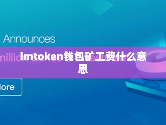 imtoken钱包矿工费什么意思