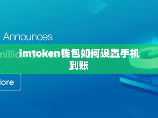 imtoken钱包如何设置手机到账