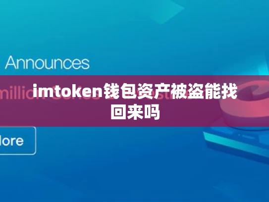 imtoken钱包资产被盗能找回来吗