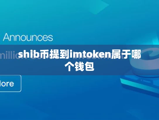 shib币提到imtoken属于哪个钱包