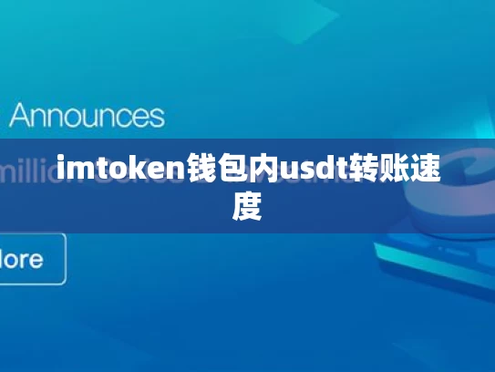 imtoken钱包内usdt转账速度
