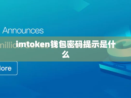 imtoken钱包密码提示是什么