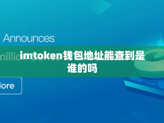 imtoken钱包地址能查到是谁的吗