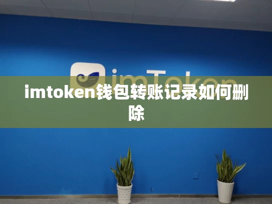 imtoken钱包转账记录如何删除