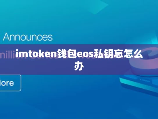 imtoken钱包eos私钥忘怎么办