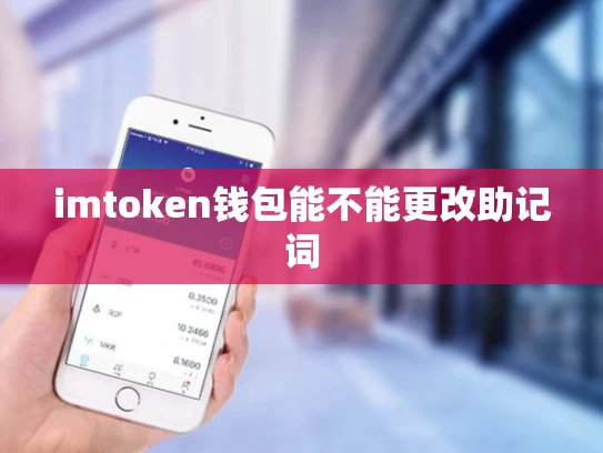 imtoken钱包能不能更改助记词