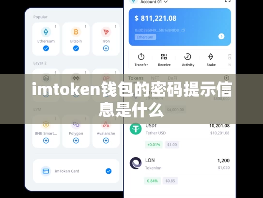 imtoken钱包的密码提示信息是什么