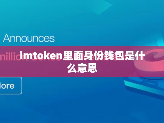 imtoken里面身份钱包是什么意思